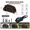 Bike Trunk Bag for Rear Rack, 8L Waterproof Bicycle Bag