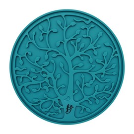 The Boleo Shop Tree design Lick Mat for Dogs and Cats, Slow feeder, Anxiety Relief, Improve grooming session, dog toy to keep busy