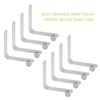 8pcs Kayak Paddle Spring Snap Clips, Stainless Steel Spring Button