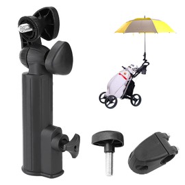 VOBOR Universal Umbrella Golf Holder - Adjustable Umbrella Stand for Golf Trolley,Umbrella Holder for Buggy Cart Baby Pram Wheelchair Bike Umbrella Stand