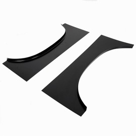 JIJIGUA Bed Rear Wheel Arch Repair Patch Panel Pair Steel Black Painted for Dodge Ram 1500 2002-2008|Dodge Ram 2500/3500 2003-2009 2002-2008 1500 2003-2009 2500 2003-2009 3500 RXY2139