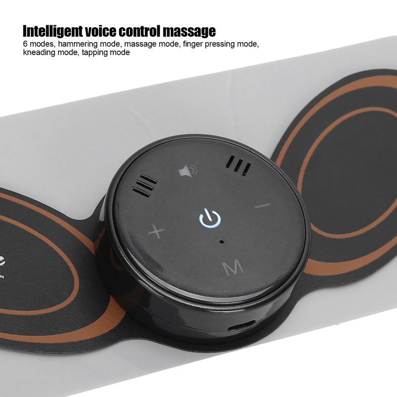 Voice Control Massage Patch Pulse Mini Massager Fatigue Relieve Massager
