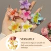 Katyjun Pack of 8 women's flower hair clips, non-slip hair