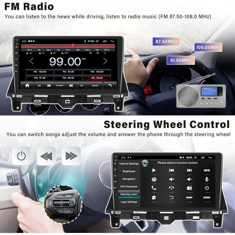 LeeKooLuu FOR HONDA ACCORD 2008-2012 ANDROID AUTO APPLE CARPLAY CAR