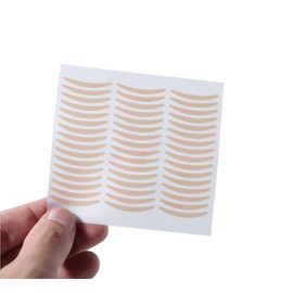 240Pairs(480PCS) Nude Portable Breathable Naturally Lace Invisible Single Sided Natural Complexion Eyelid Tape Self-Adhesive Double Eyelid Stickers Instant Eye Lift Strips With Y Fork (Narrow Style)