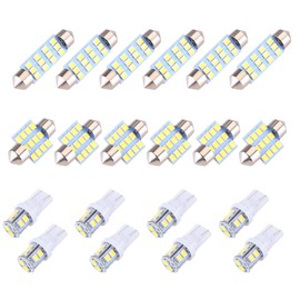 Hiolpen 20pcs Car Interior Reading LED Lights, Black