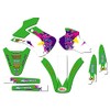 1998-2000 KX 100 Throwback Green Senge Graphics Base Kit Compatible