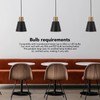 Pendant Lighting Black Metal Industrial Pendant Light Fixture Modern Nordic