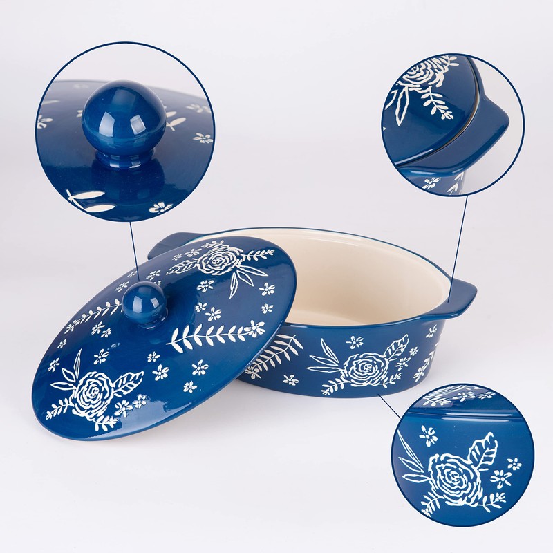 Wisenvoy Casserole Dish With Lid Casserole Dishes For Oven Baking