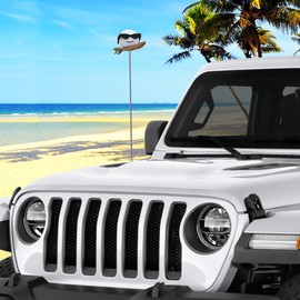 Coolballs Cool Surfer Dude Kahuna Surfing Car, Truck, or SUV Antenna Topper (3 in 1 Auto Accessory)