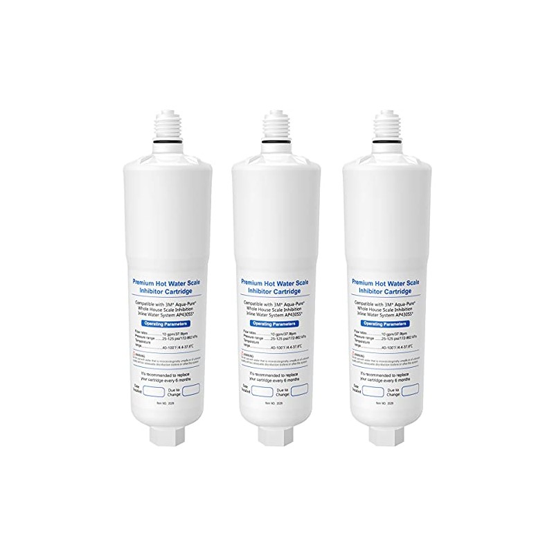 3 Pack AP431 Cartridge, Replacement for Aqua-Pure Whole House Scale