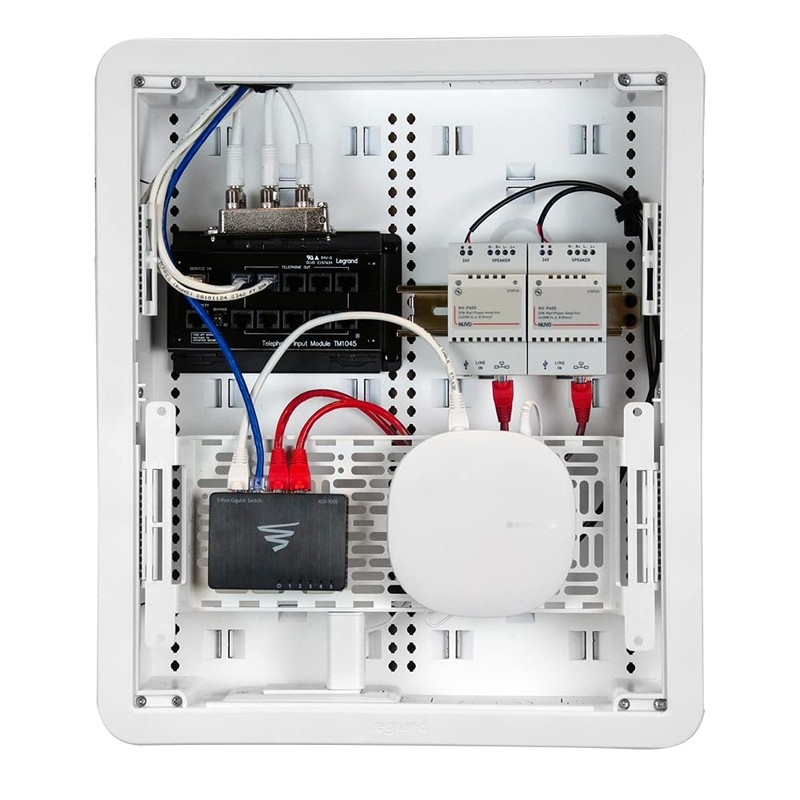 Legrand On-Q AC1050 Enclosure Mounting Plate, 5 inch, White