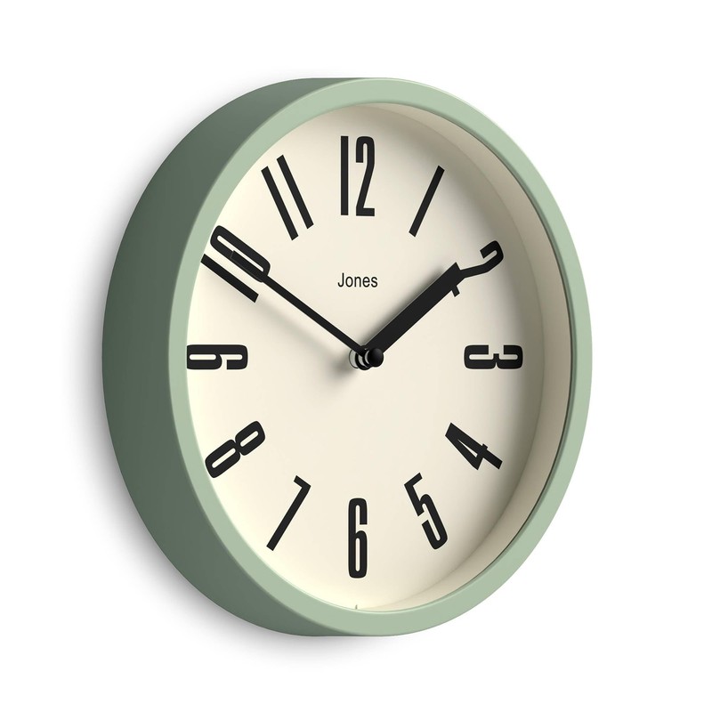JONES CLOCKS® Hot Tub wall Clock | Small Retro Round
