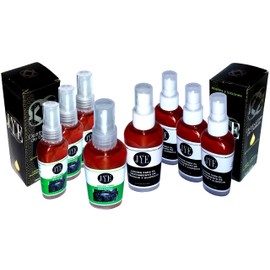 SET: Loción para Crecimiento de Barba y Tratamiento auxiliar para Crecimiento de Cabello. PACK 8 botellas en total, 4 de cada uno. Tratamietno natural libre de químicos.