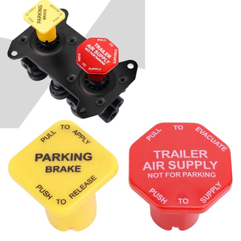 Parking and Air Brake Knobs, Threaded Fit for Peterbilt and