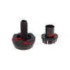 Be In Your Mind 2 Pcs Black Rubber Bonnet Stopper