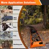 Bayattoo Heavy Duty Drag Sled Mat-Thickened Tear-Resistant HDPE with Pull