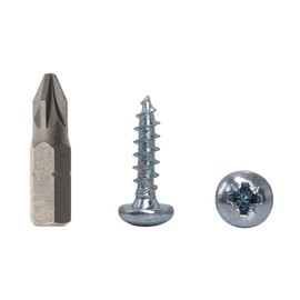 Pack of 250 DIN 7981 Galvanised Steel 5.0 x 20 mm Wood Screws Chipboard Screws with Flat Head Universal Pozi Drive Screw PZ Full Thread (250, 5.0 x 20 mm)