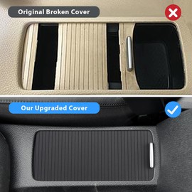 KOLOME Car Center Console Drinks Cover Slider Blind for 2009-2014 Golf 6 2006-2011 Sagitar Scirocco S Center Console Water Cup Holder Cover Water Cup Holder Curtain Roller Blind