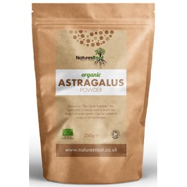 Natures Root Organic Astragalus Root Powder - 500g Herbal Supplement | Single Pack - Boosts Vitality, Promotes Healing, Reduces Fatigue, Aids Digestion