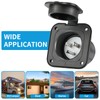 Huazu 15 Amp 125V Flanged Inlet Plug - NEMA 5-15