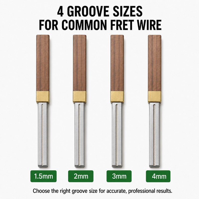 Diamond Guitar Fret Crowning File for Guitar Repair – 4