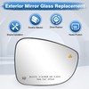 TOP-MAX Passenger Side Mirror Glass Compatible with Chrysler Pacifica 2017-2025,