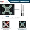 JRready Deutsch DTM 4 Pin Connectors 4 Kits, Waterproof Electrical