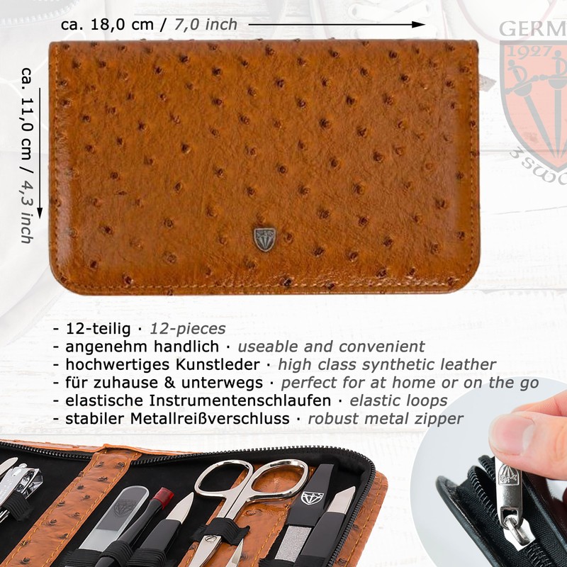 3 Swords Germany – brand quality 12 piece manicure pedicure