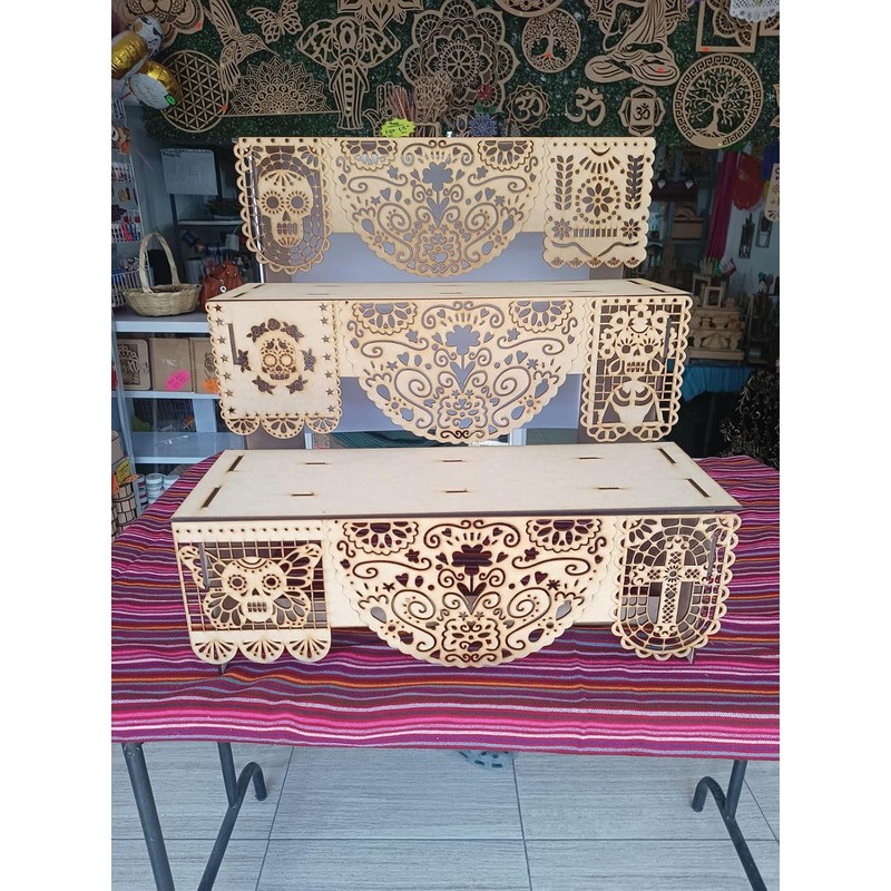 Altar Ofrenda Día De Muertos 4.5mm Gde, Día de Muertos,