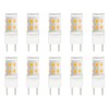 Anyray (10)-LED Pack G8 Replacement Light Bulbs 2W for 120V