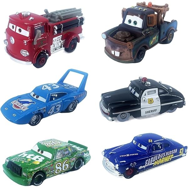 6PCS Toy Car Set 1:55 Metal Die Casting Car Toy
