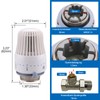 Wengart Thermostatic Radiator Head, M30x1.5, Heating System Temperature Control Head,