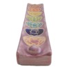 Ceramic Colorful Rainbow 7 Chakra Zone Colors Mandala Flowers Incense