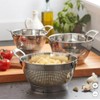 MIU Colander Set w/ Riveted Handles 3Pc Nests Stainless Steel