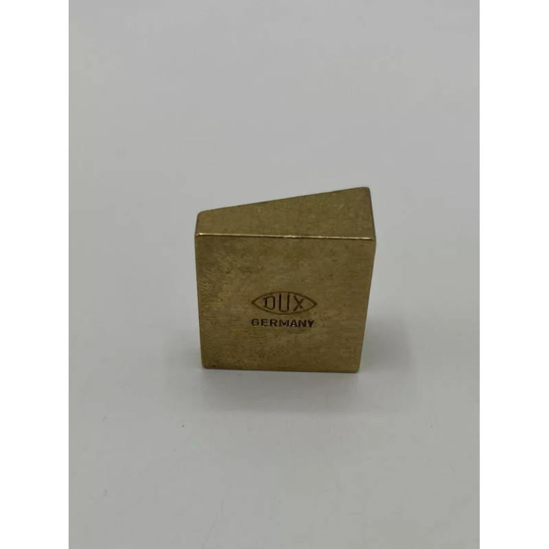 DUX #4109 Brass Double Hole Wedge Pencil Sharpener