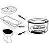 Sanitop-Wingenroth Plastic Fermit Installation Kit 250 g, 1 Piece, 25107
