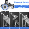 Jasinber Combo de cabezal de ducha de lluvia de alta