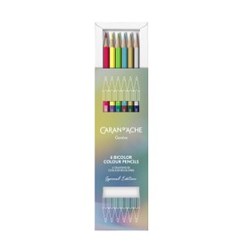 Caran d'Ache Claim Your Style Pack of 6 Two-Tone Pens Special Edition Ref. 1284.506