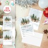 TIOFUNO Christmas Party Invitations, 25 Cards with Envelopes, Double-Sided Christmas