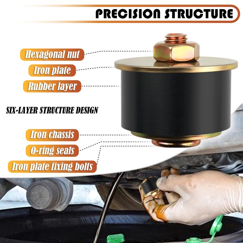 2PCS 1-1/2" Rubber Freeze Plugs,High Strength Expansion Plug Replacement for