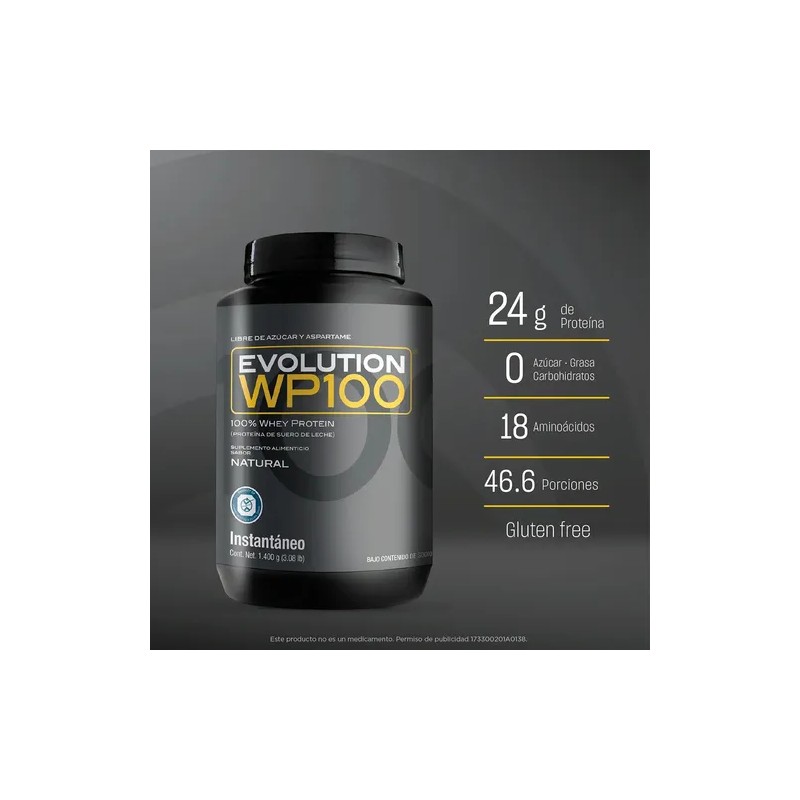 Evolution Wp100 Proteína de Suero de Leche, 0 Carbs Y