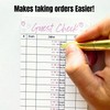 Guest Check Server Notepad with Steak Temperatures and Smothers, Waitress