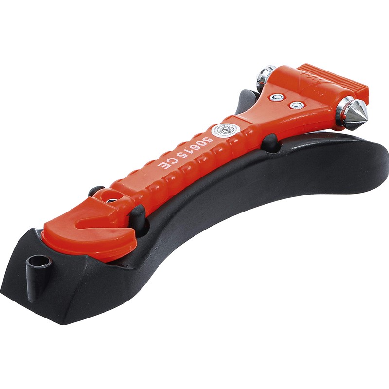 BGS Diy 50615 | Emergency Hammer with Seat Belt Cutter