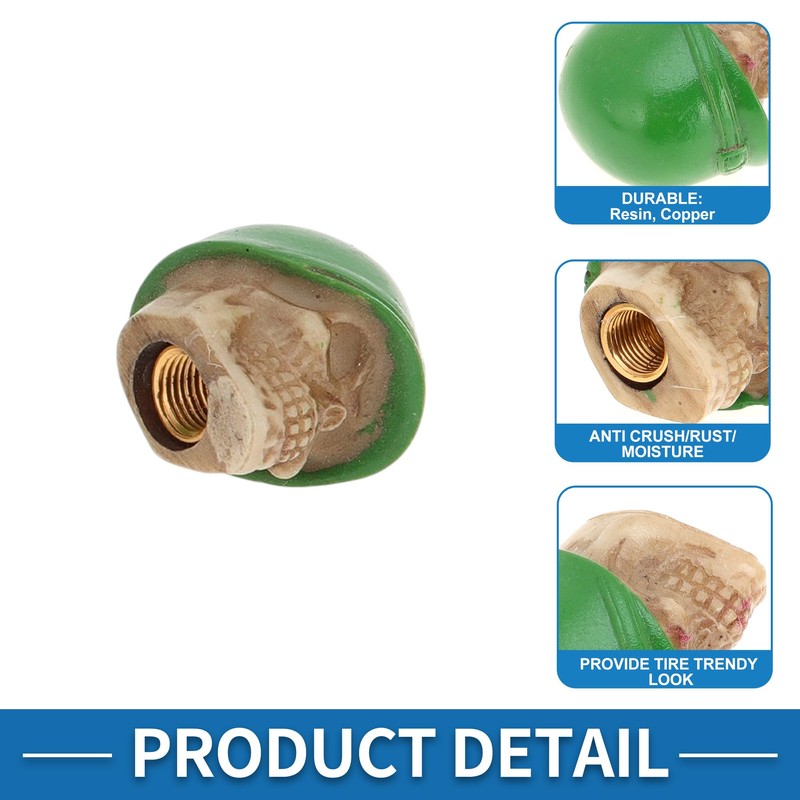 A ABSOPRO Tire Valve Stem Caps Decorative 7x22mm Tyre Valve