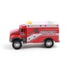 Mighty Fleet Toughest Minis 5" Tough Cab Ambulance Toy w/Lights