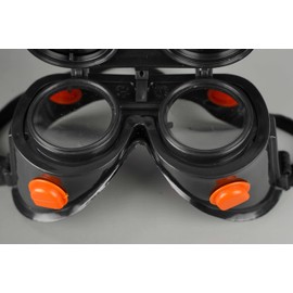 ebuyerfix wokin Flip Up Welding Goggles Anti-Fog Anti-Glare Welder Safety Glasses Eye Protection Glasses Full Sight Grinding Gas Spectacles for Eye Protection