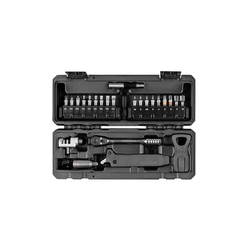 Topeak Essential Toolshop Bicycle Tool Kit with Carry Case, Black