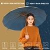 Compact Umbrella with UPF 50 UV Sun Protection, Super Windproof