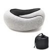 Travel Neck Pillow for Airplane Rest – Snail-Style Memory Foam